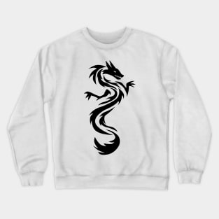 Tribal Chinese Dragon Tattoo Crewneck Sweatshirt